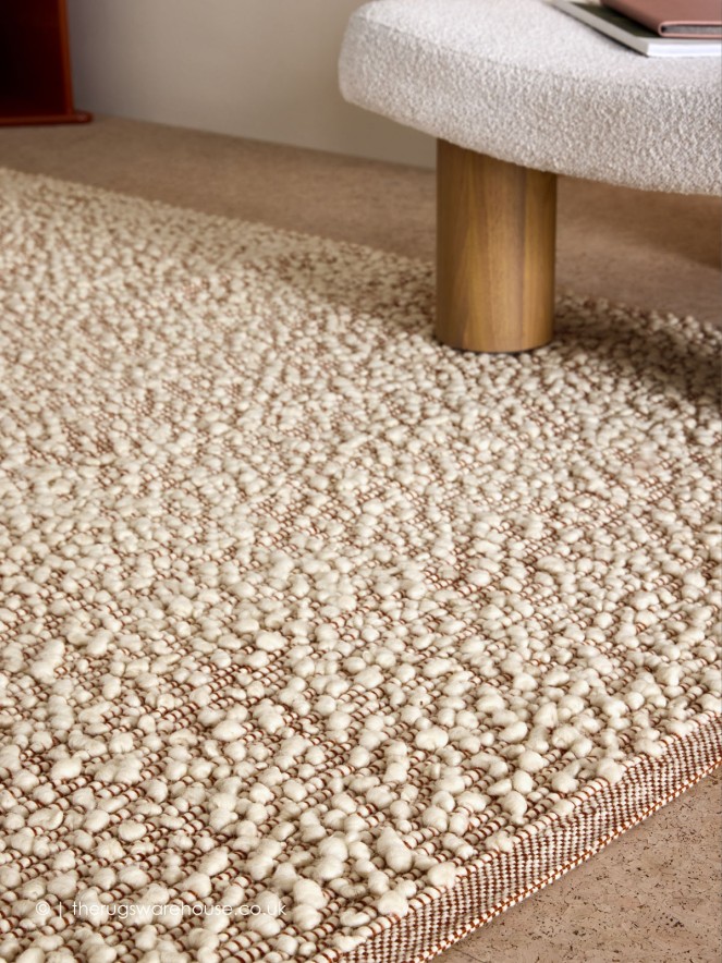 Claude Cream Rust Rug - 3
