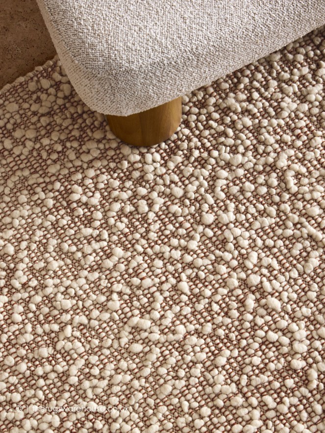 Claude Cream Rust Rug - 4