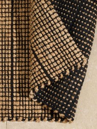 Hurley Natural Black Rug - Thumbnail - 6