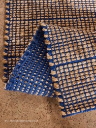Hurley Natural Blue Rug - Thumbnail - 6