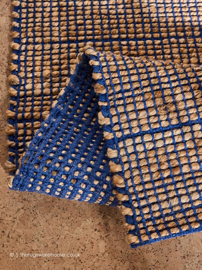 Hurley Natural Blue Rug - 6