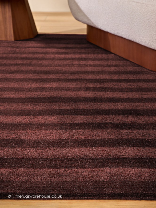 Connor Burgundy Rug - 3