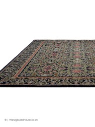 Wilton Weave Indigo Rug - Thumbnail - 7