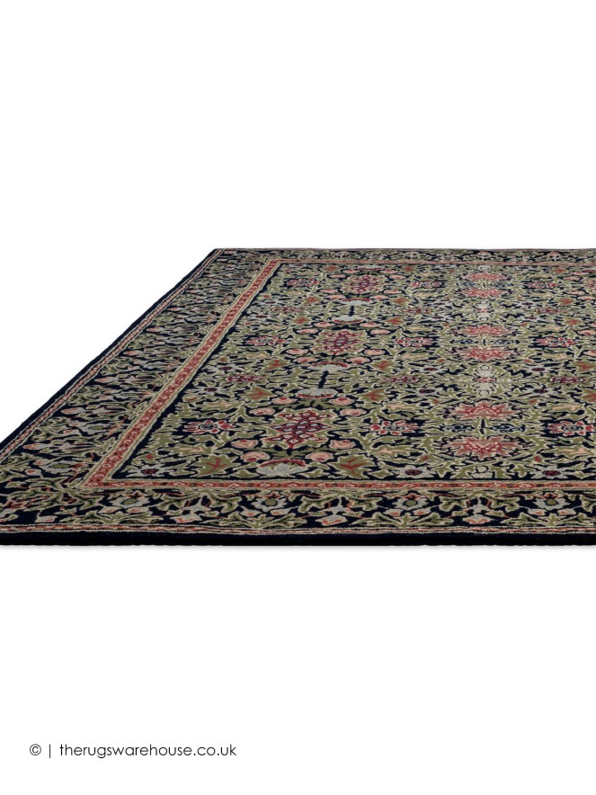 Wilton Weave Indigo Rug - 7