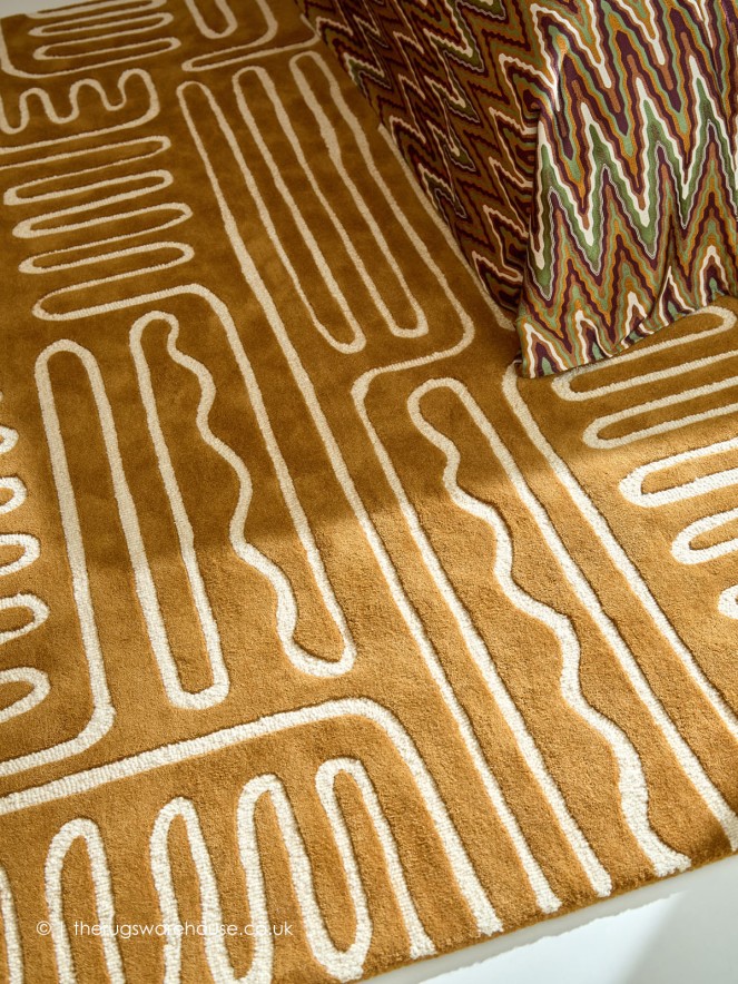 Hollow Tan Rug - 3