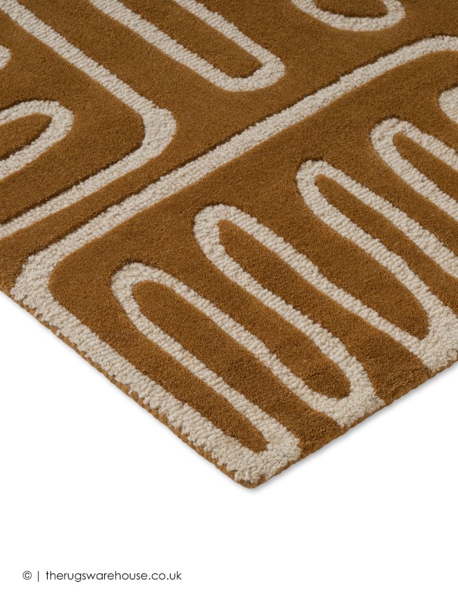 Hollow Tan Rug - 4