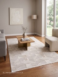 Empalot Beige Silver Rug - Thumbnail - 2