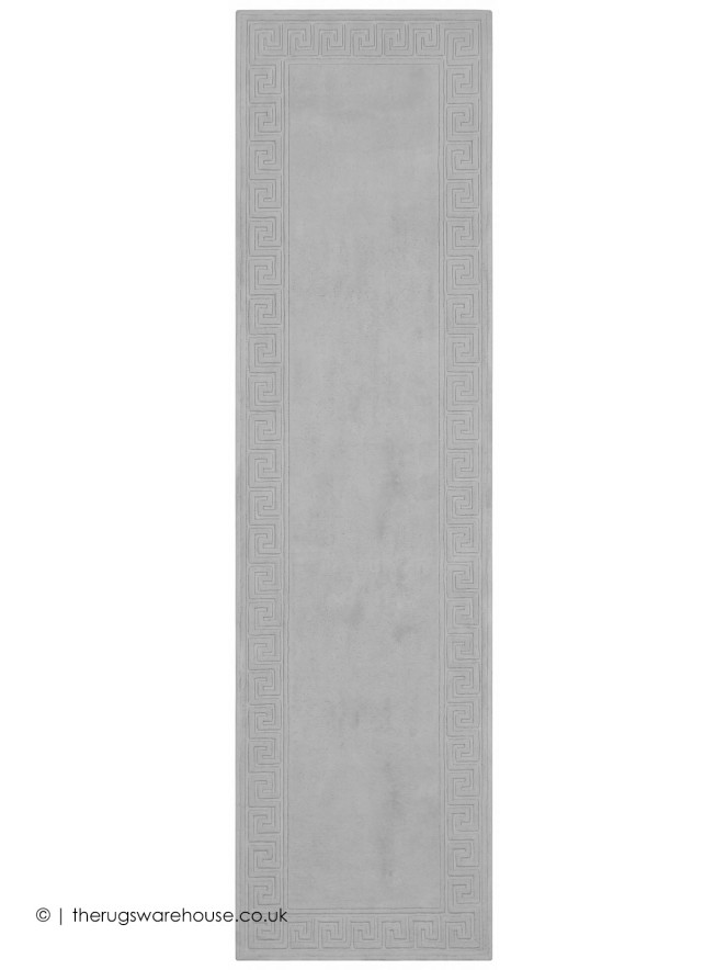 Vetrina Greek Key Silver Runner - 7