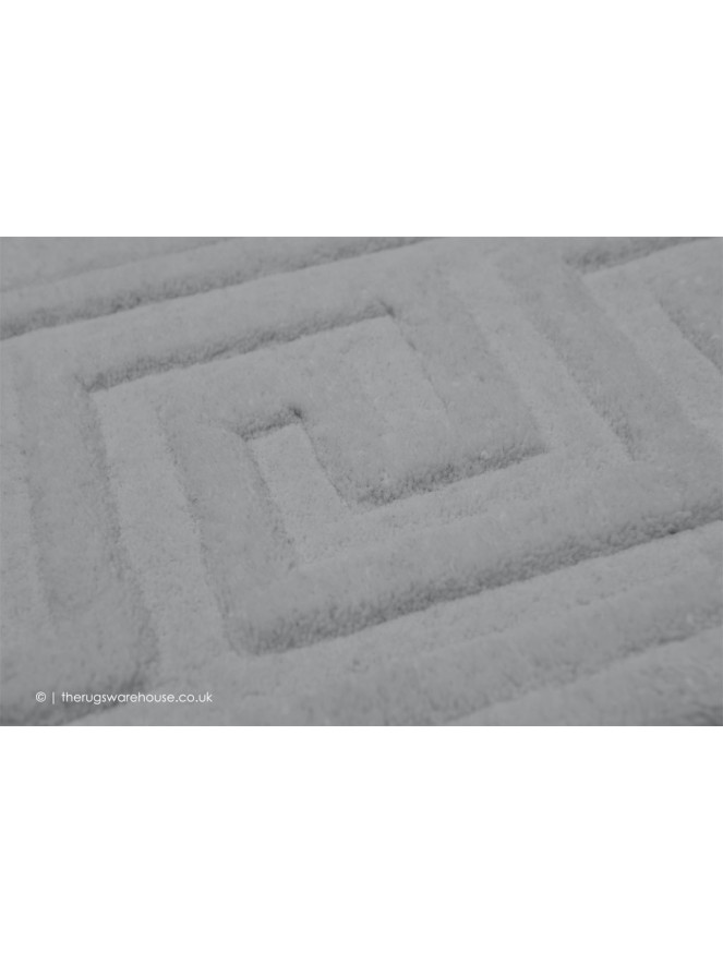 Vetrina Greek Key Silver Runner - 6