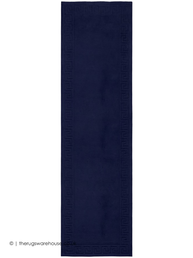 Vetrina Greek Key Navy Runner - 7