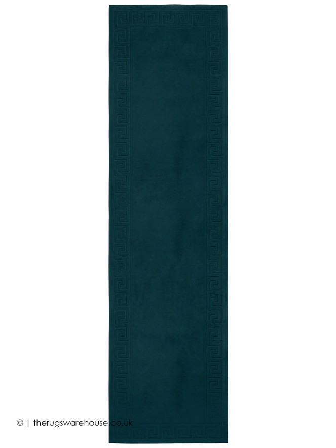 Vetrina Greek Key Green Runner - 7