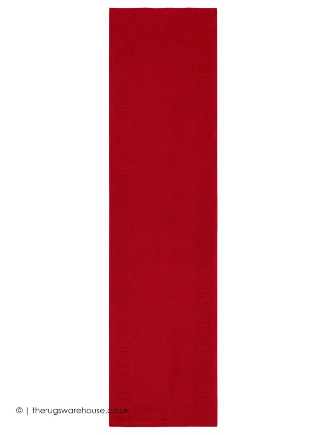 Vetrina Greek Key Red Runner - 7