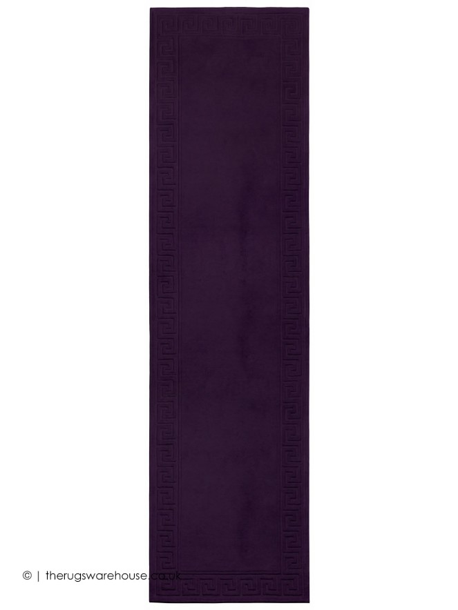 Vetrina Greek Key Purple Runner - 7