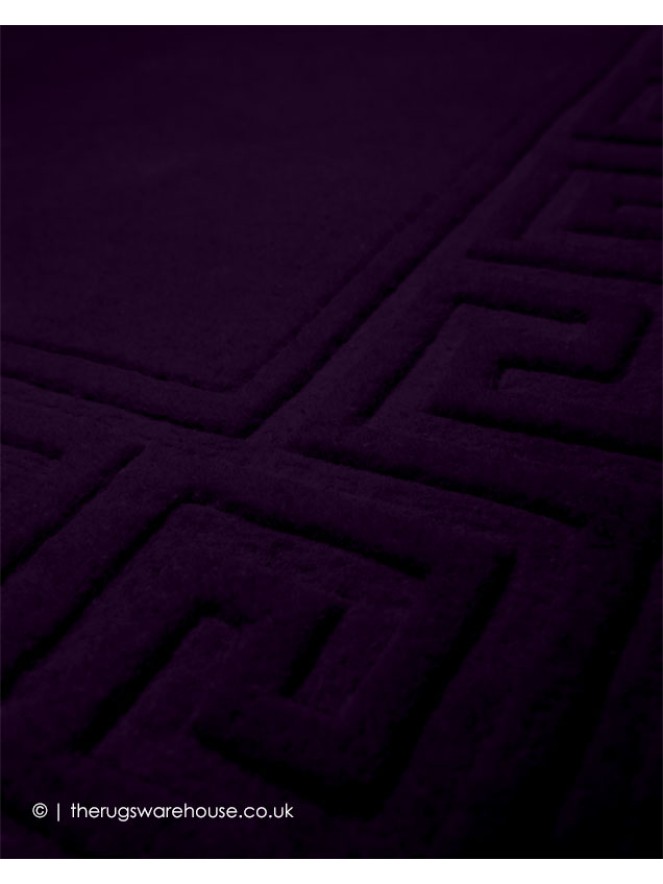 Vetrina Greek Key Purple Runner - 5