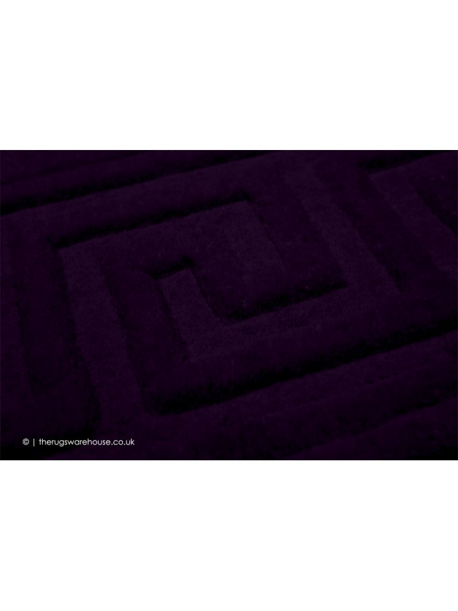 Vetrina Greek Key Purple Runner - 6