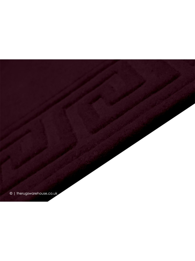 Vetrina Greek Key Aubergine Runner - 3