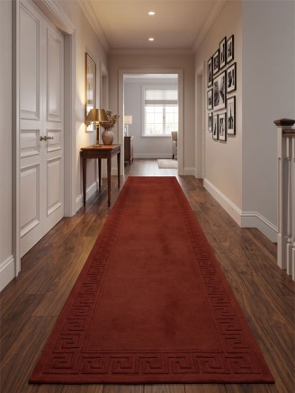 Vetrina Greek Key Burgundy