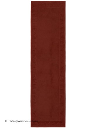 Vetrina Greek Key Burgundy