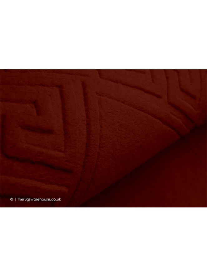 Vetrina Greek Key Burgundy Runner - 4