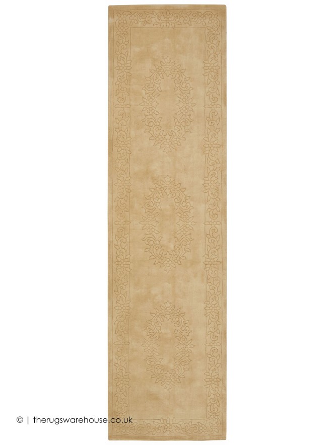 Royale Aubusson Beige Runner - 6