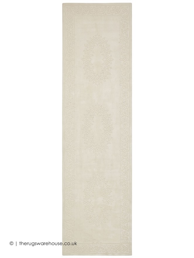 Royale Aubusson Ivory Runner - 7