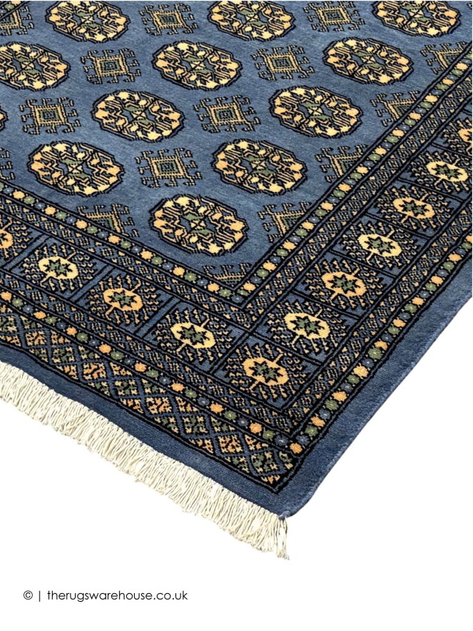 Bokhara Mid Blue Rug - 3