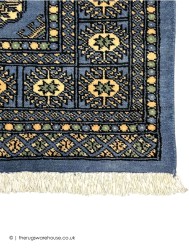 Bokhara Mid Blue Rug - Thumbnail - 4