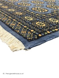 Bokhara Mid Blue Rug - Thumbnail - 6