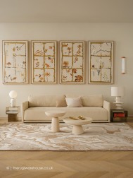 Alice Beige Rug - Thumbnail - 2