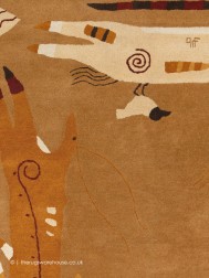 Antilopes Brown Rug - Thumbnail - 4