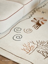 Coquillages Ecru Rug - Thumbnail - 4