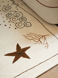 Coquillages Ecru Rug - Thumbnail - 5