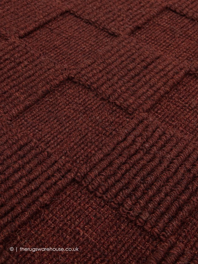 Mercer Burgundy Rug - 5