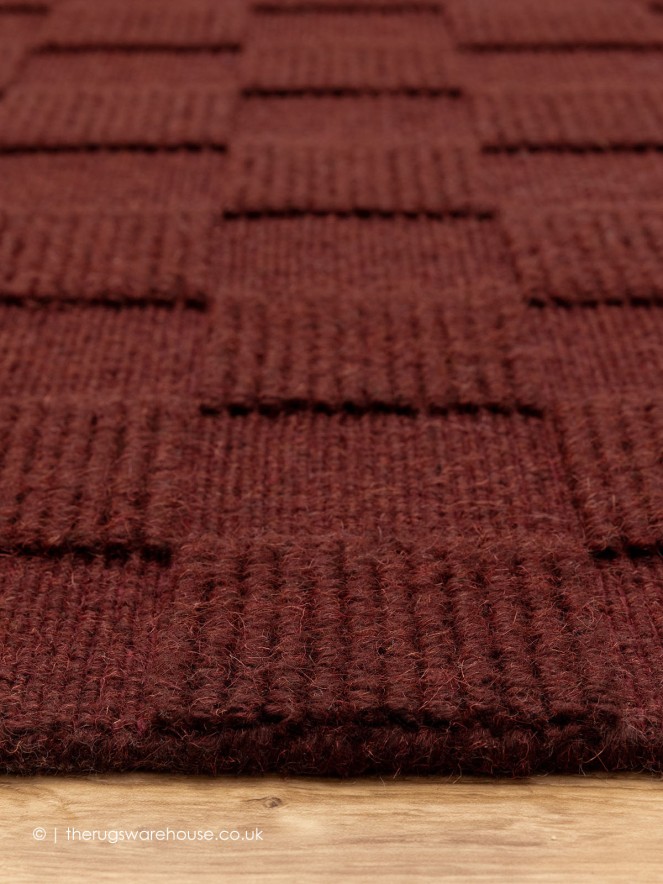 Mercer Burgundy Rug - 3