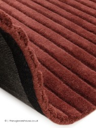 Linie Burgundy Rug - Thumbnail - 5